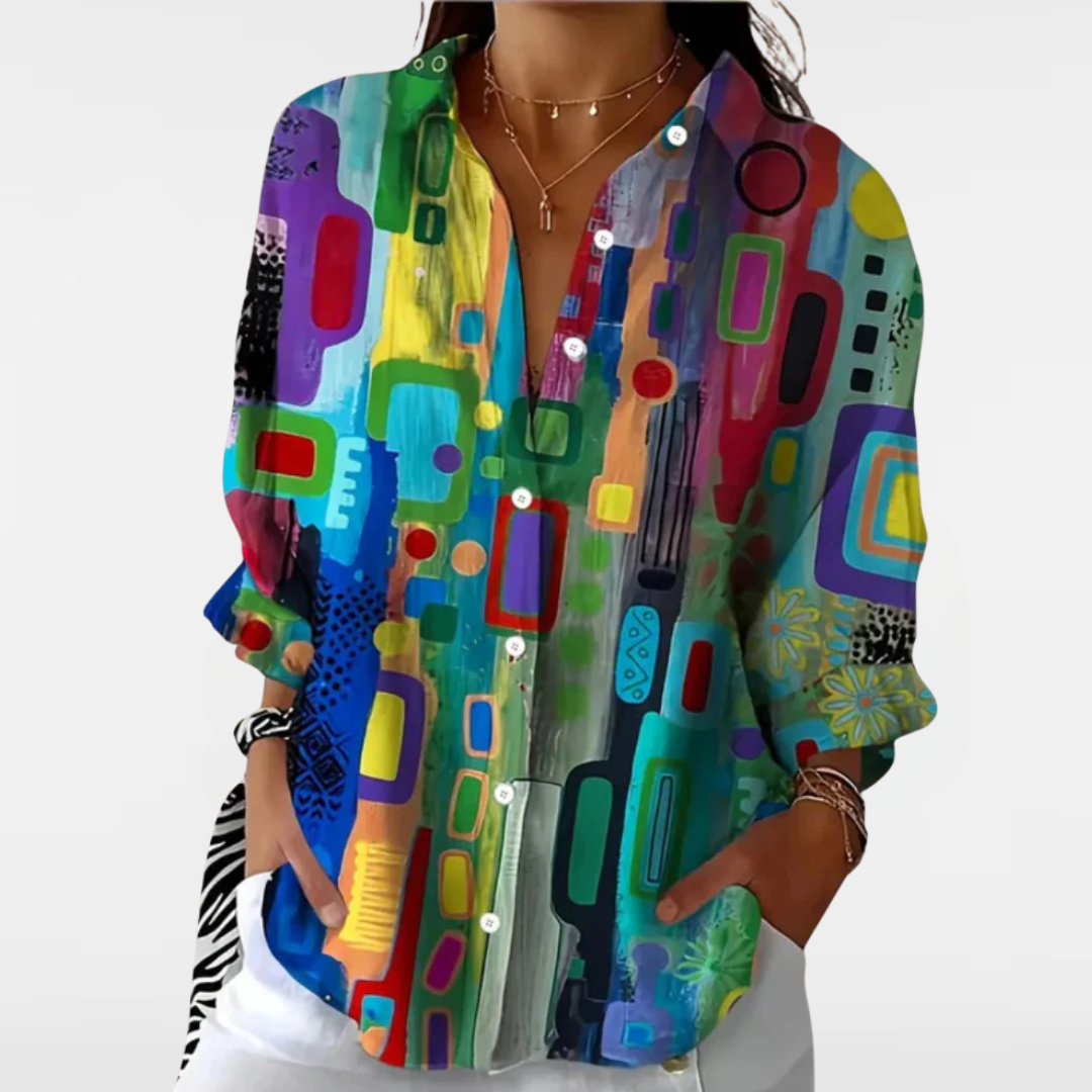 Amélie | Refined Pattern Blouse
