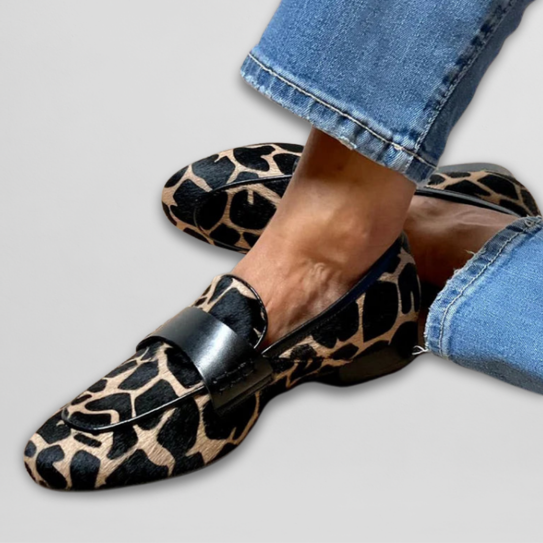 Liora™ | Animal-Print Comfort Loafer
