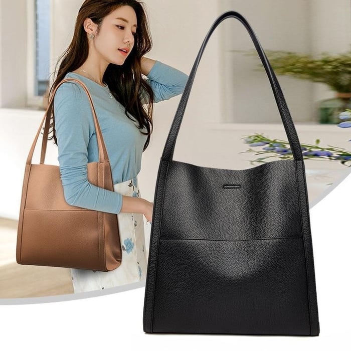 Alessia™ | Classic Genuine Leather Shoulder Bag