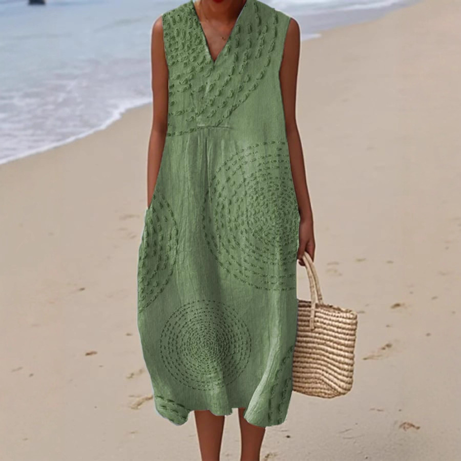 Oplina™ | Effortless Summer Print Dress
