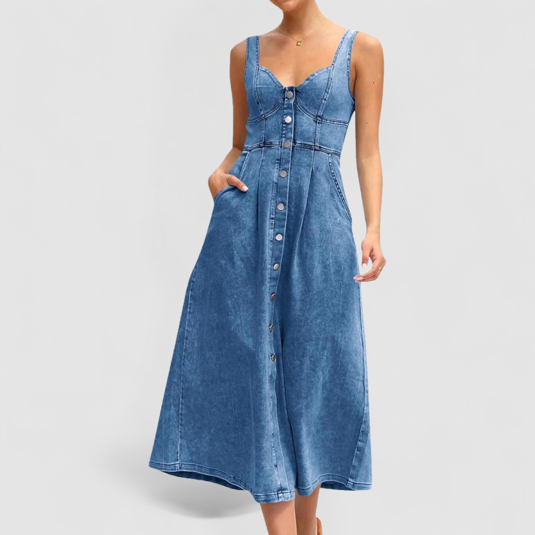 Jaylin™ | Classic Denim Dress