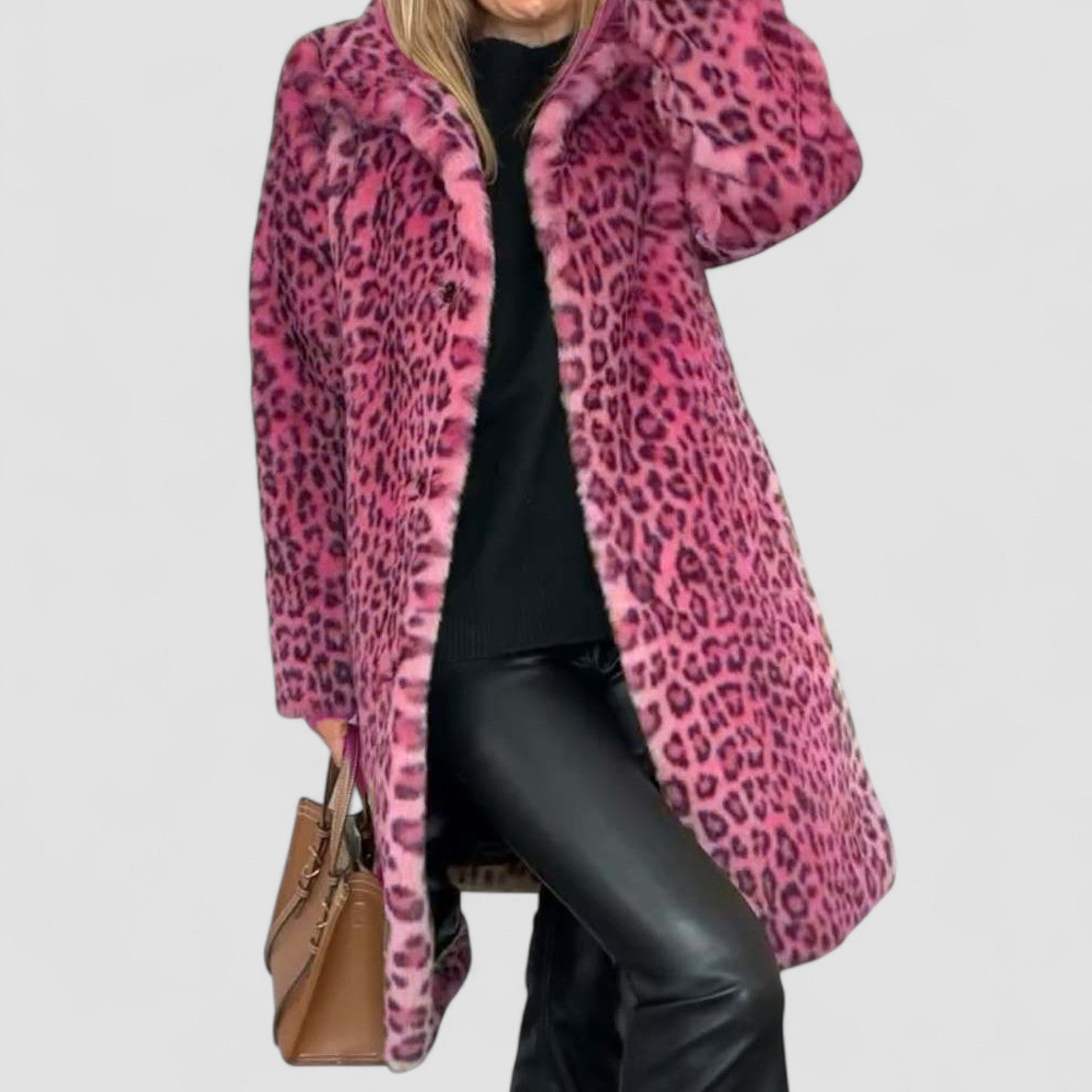 Leia™ | Leopard Long Soft Jacket