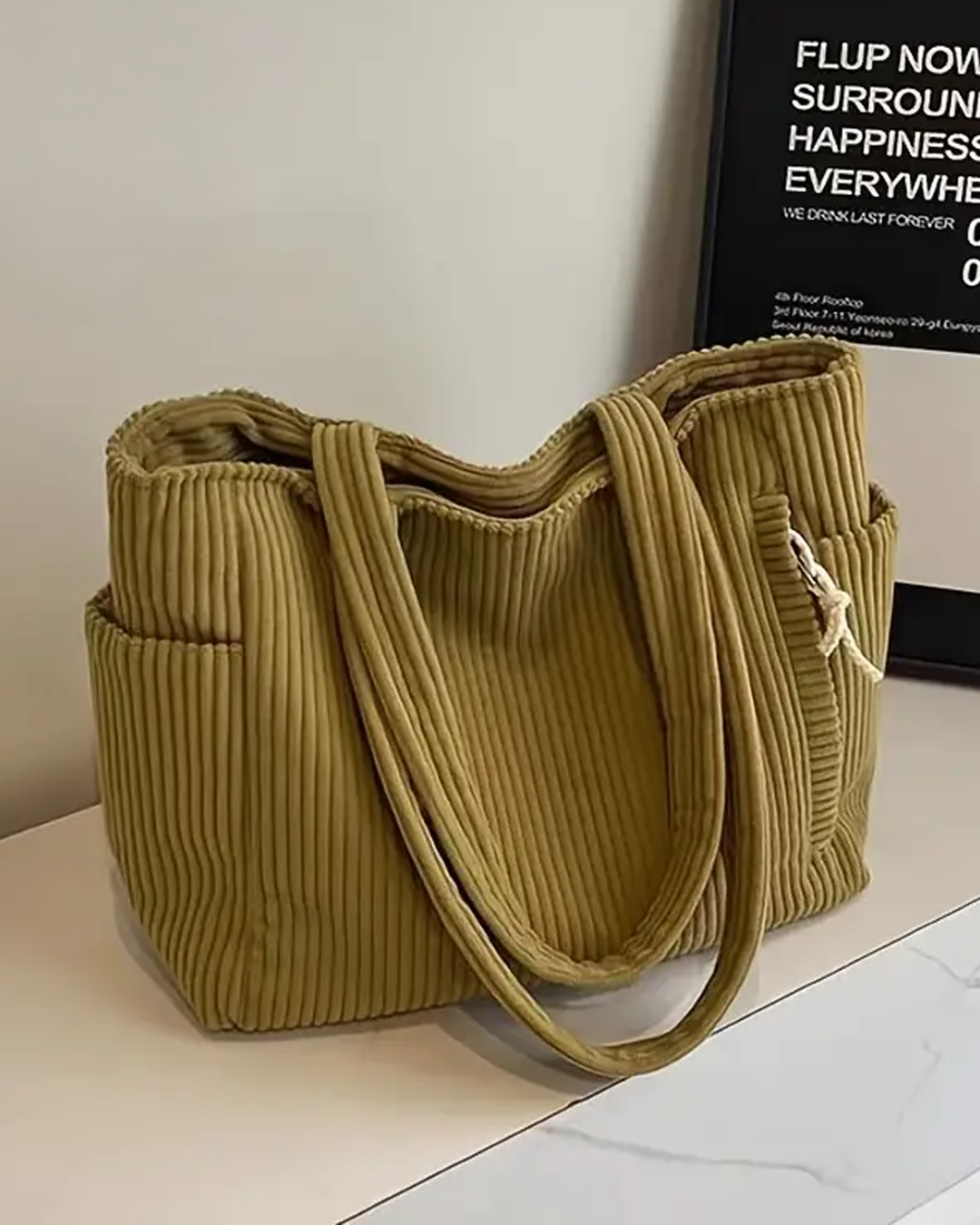 Tilda™ | Ribbed Tote Bag