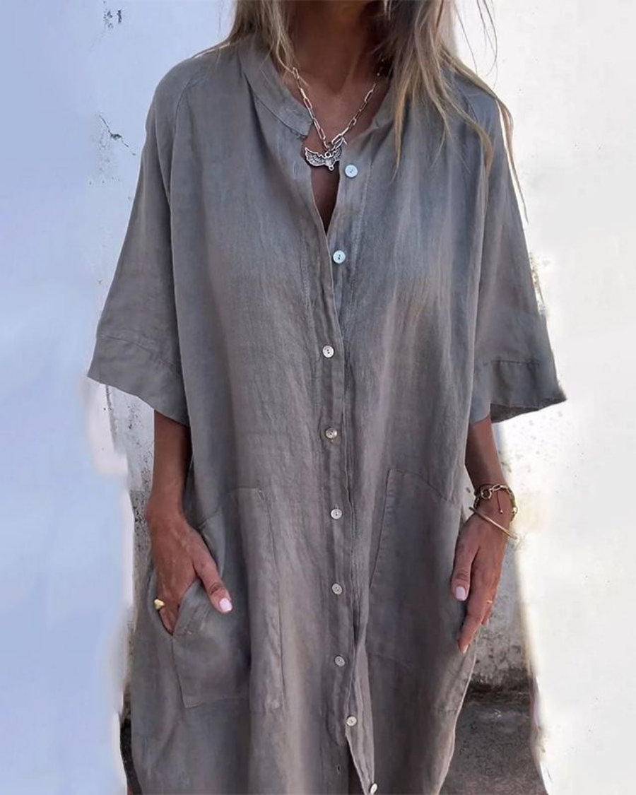 Fiona™ | Boho-Inspired Shirt Dress