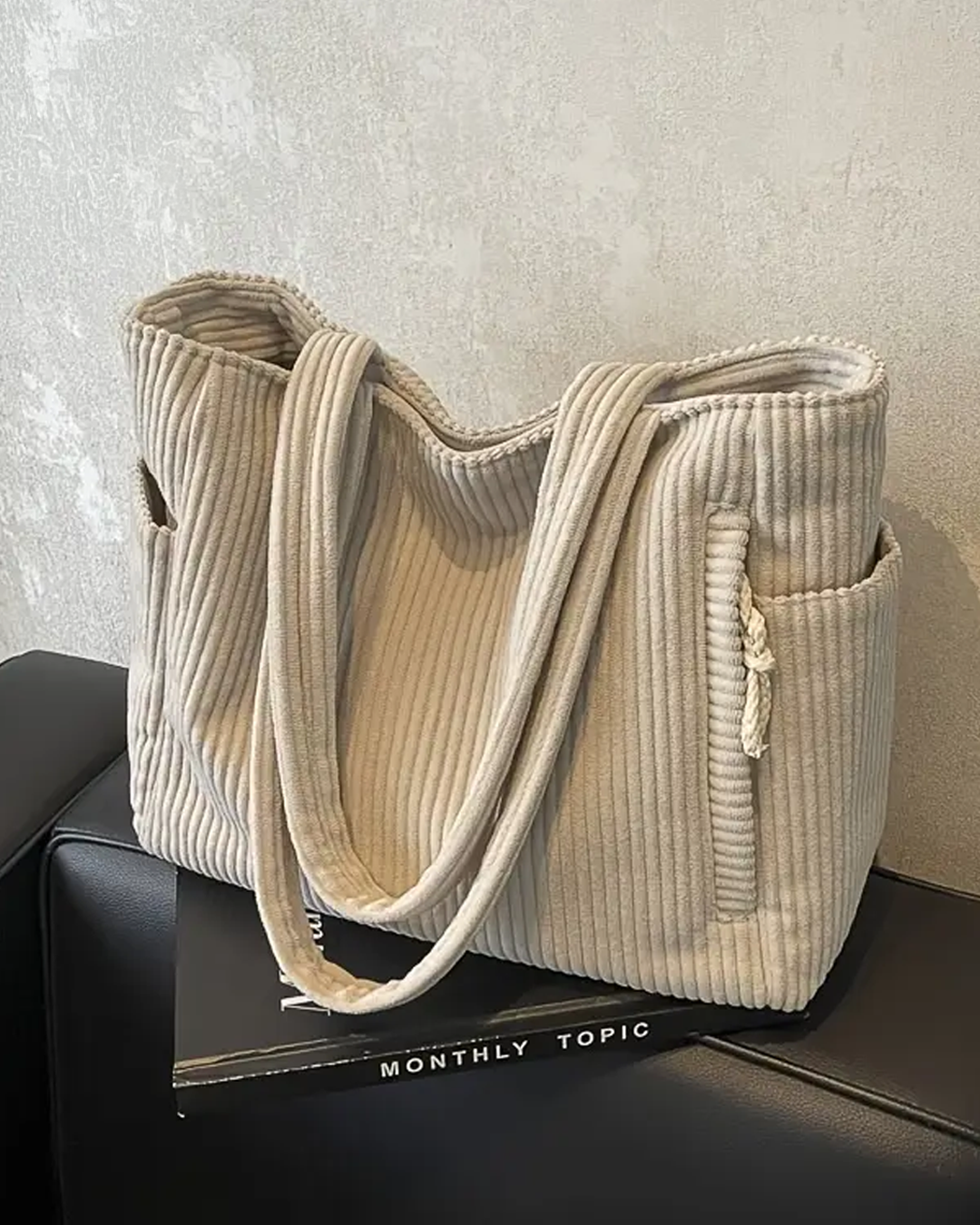 Tilda™ | Ribbed Tote Bag