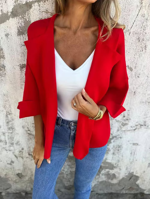 Alessia™ | Bold Open-Front Blazer