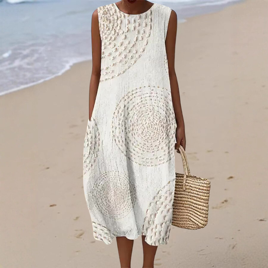Oplina™ | Effortless Summer Print Dress