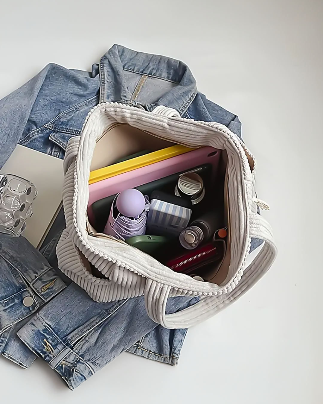Tilda™ | Ribbed Tote Bag