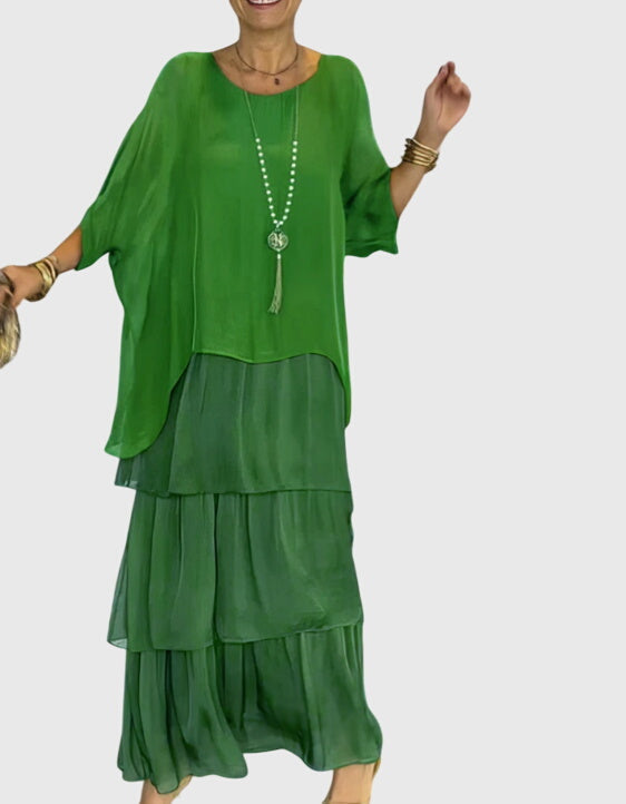 Susan™ | Robe longue et fluide élégante
