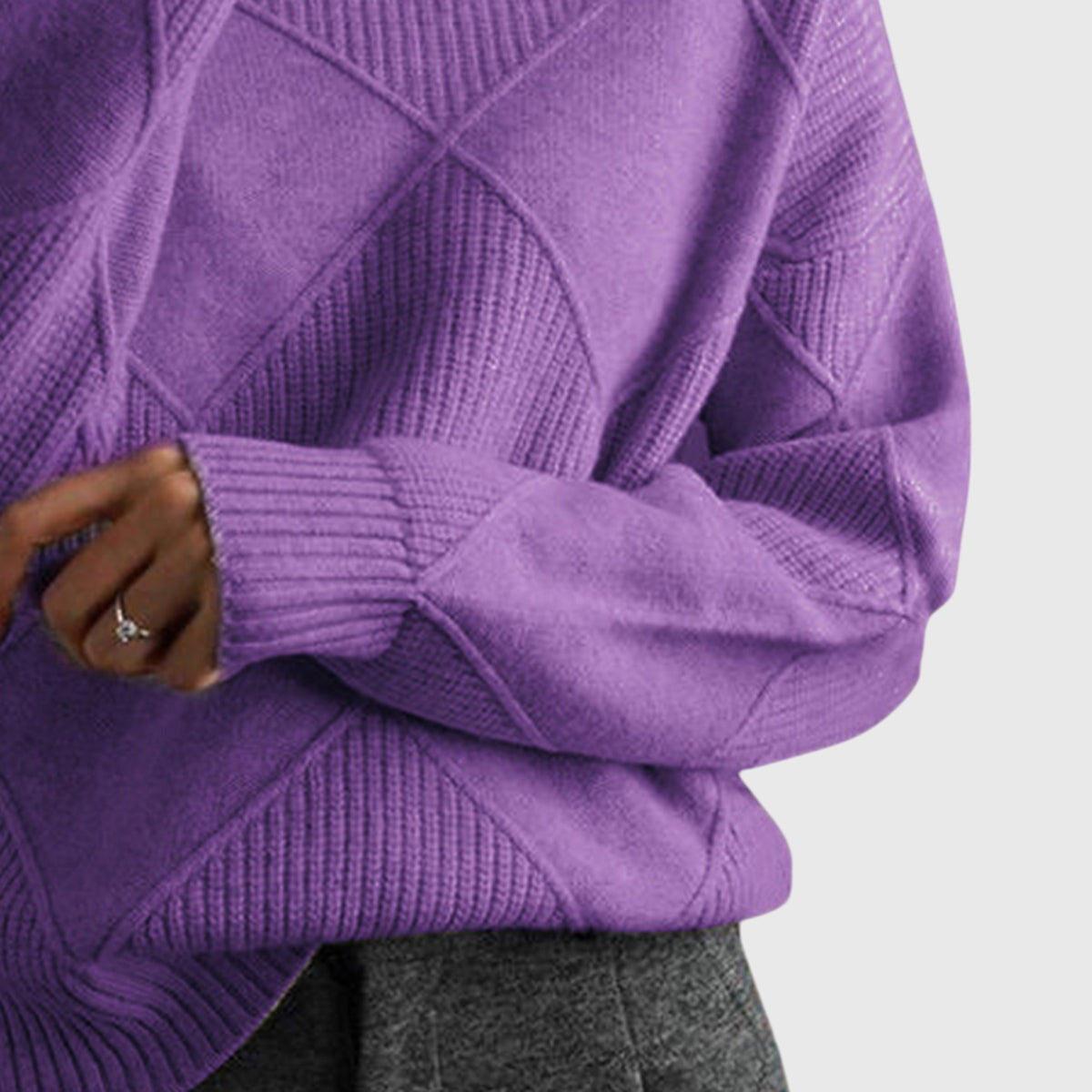 Angela™ | Pull à col roulé