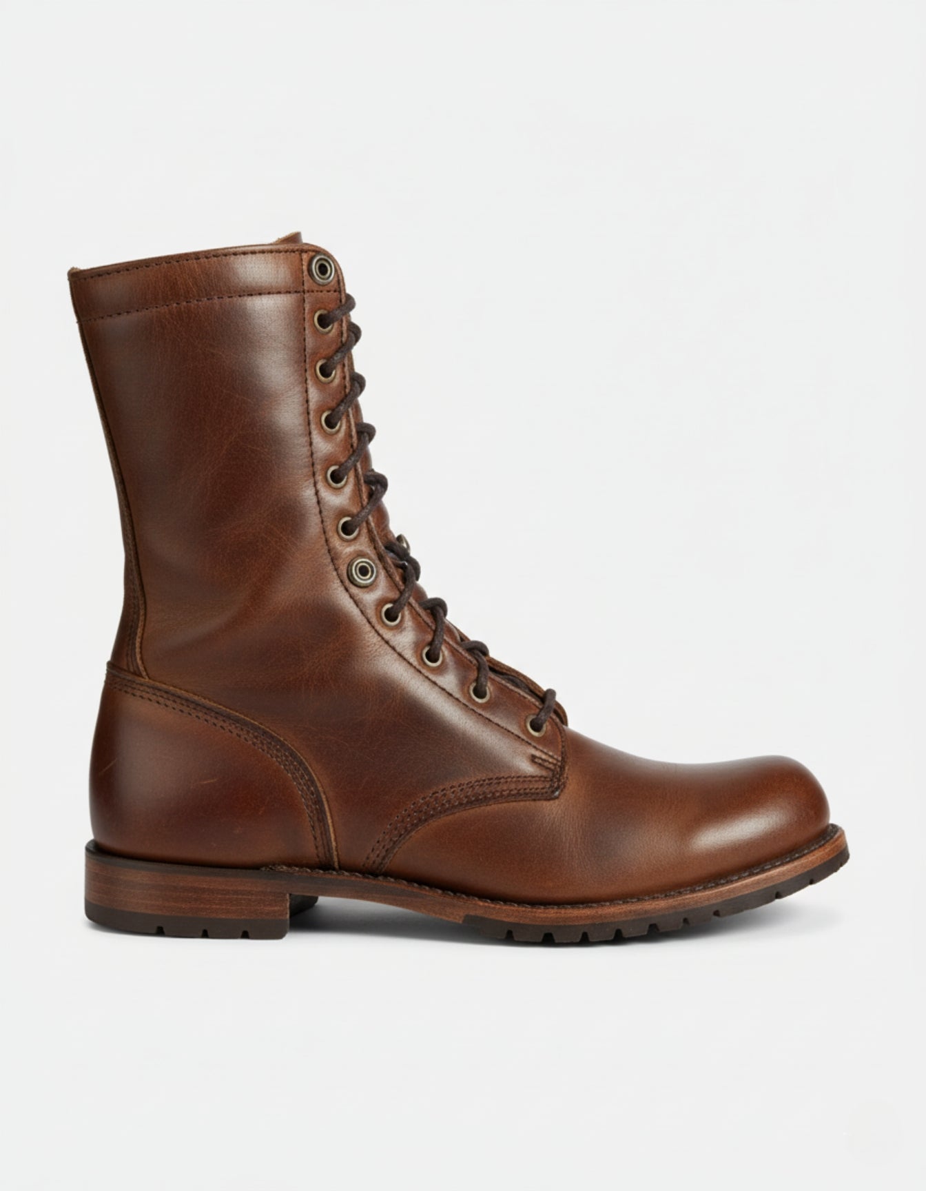 Heritage Leather Lace-Up Boot