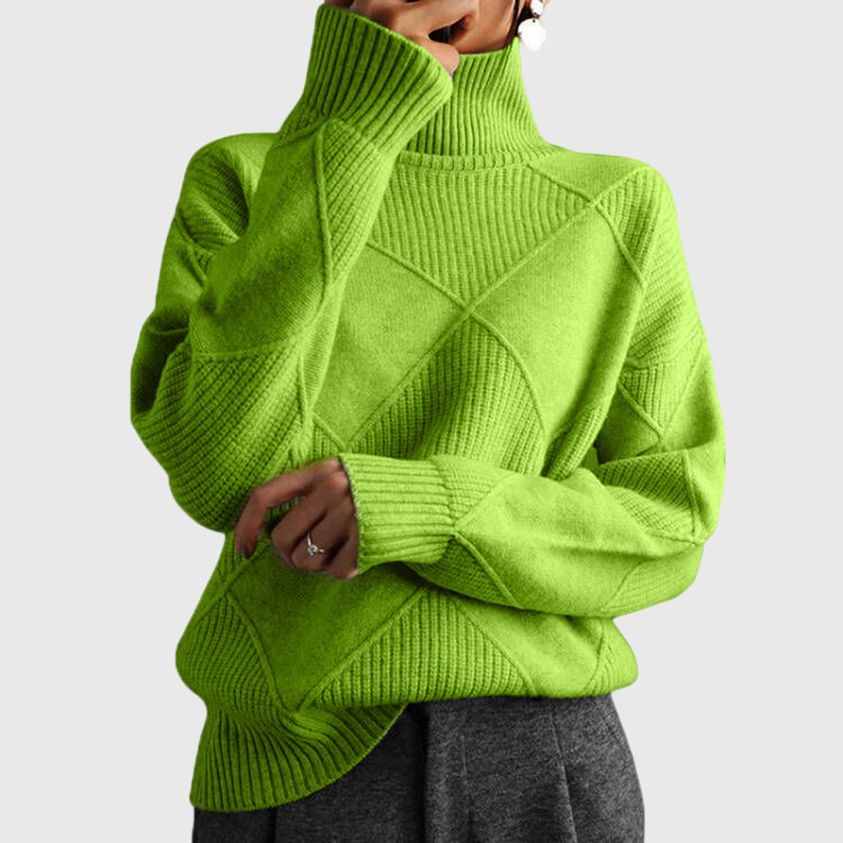 Angela™ | Pull à col roulé