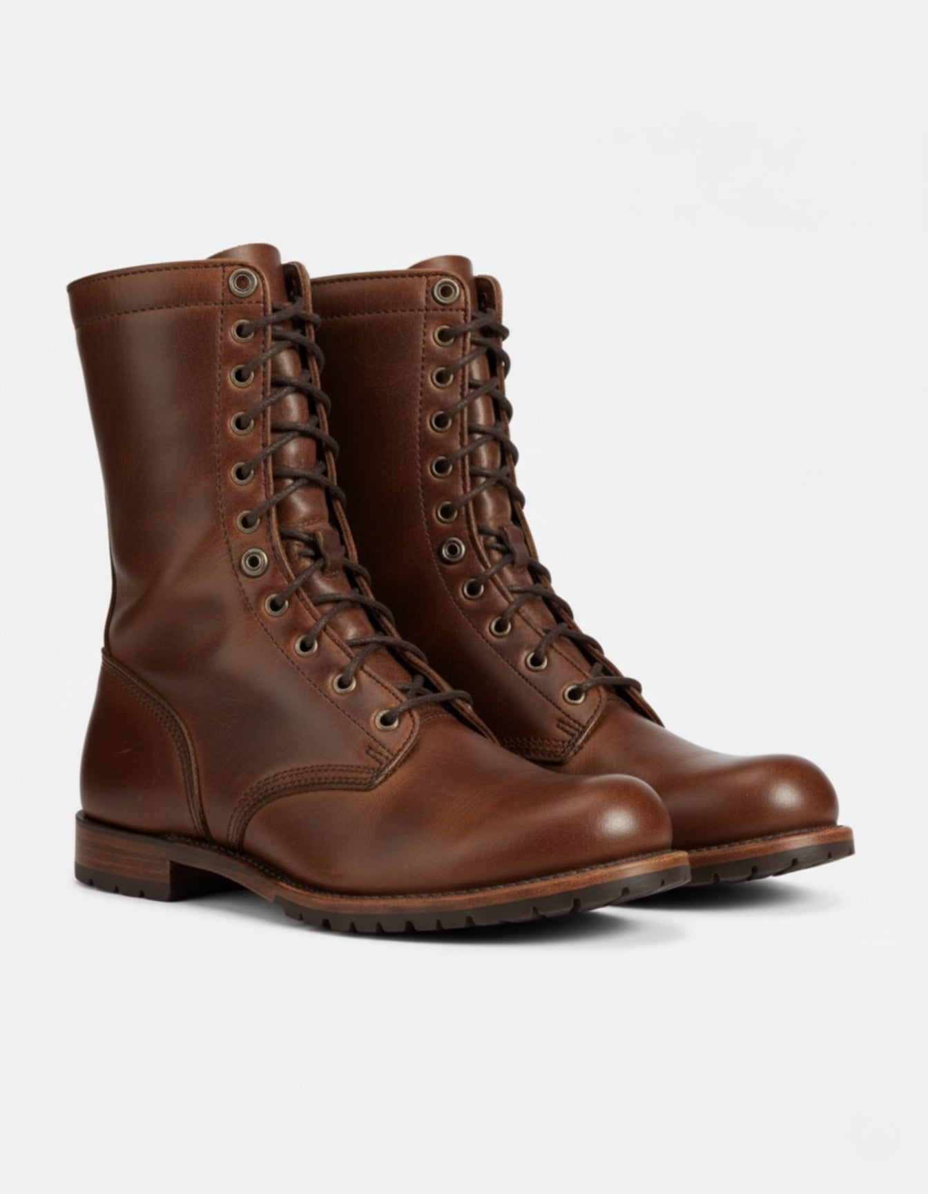 Heritage Leather Lace-Up Boot