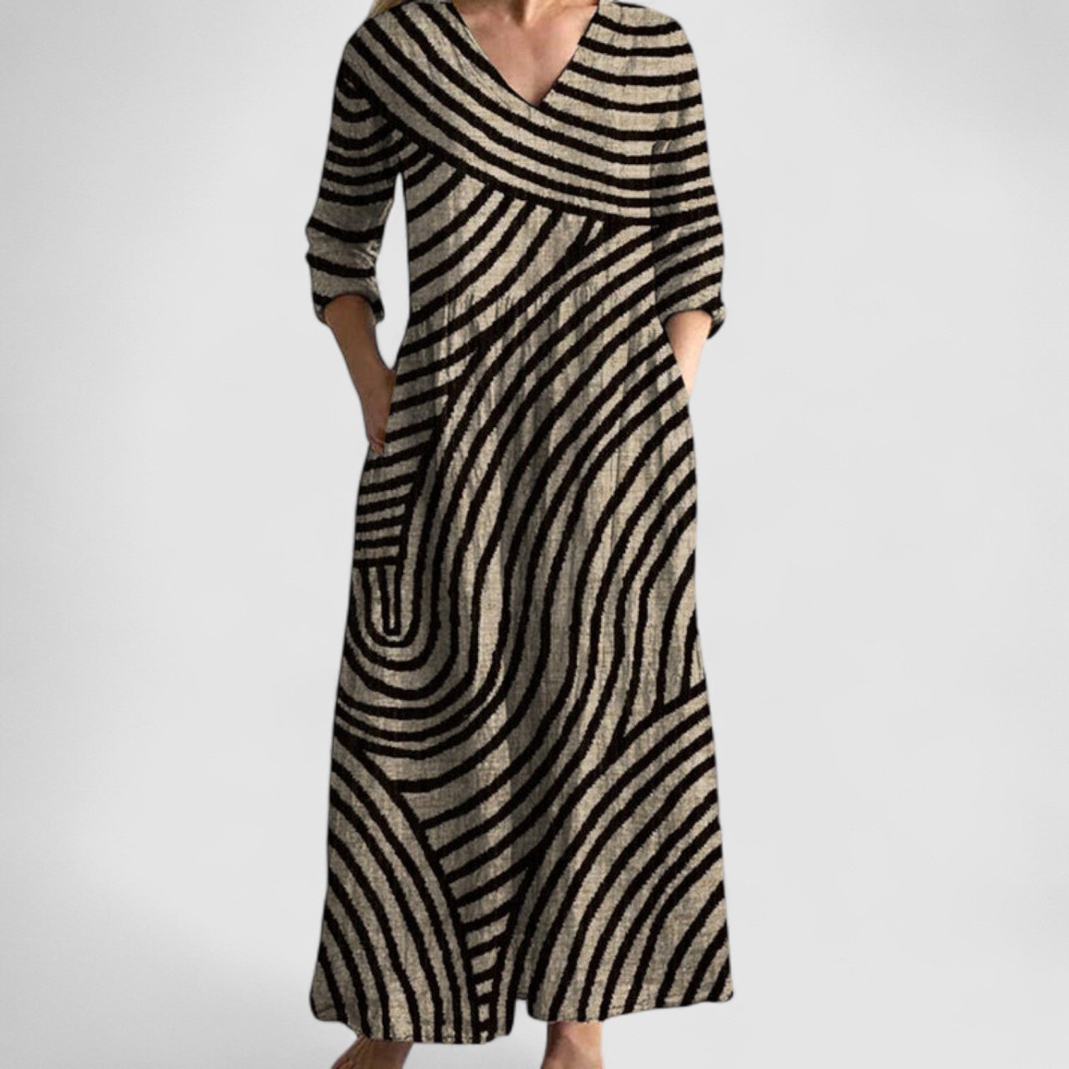 Eve™ | Vintage Striped Dress
