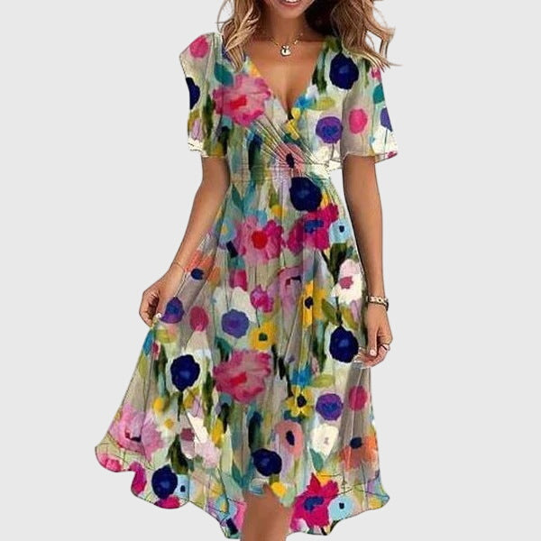 Catalina™ | Robe mi-longue chic