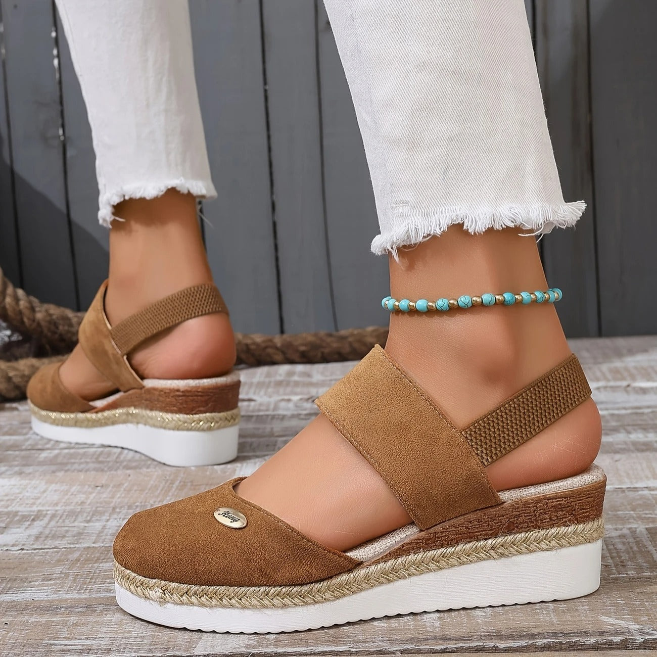 Antonia™ | Orthopedic Platform Sandals – Breathable & Supportive