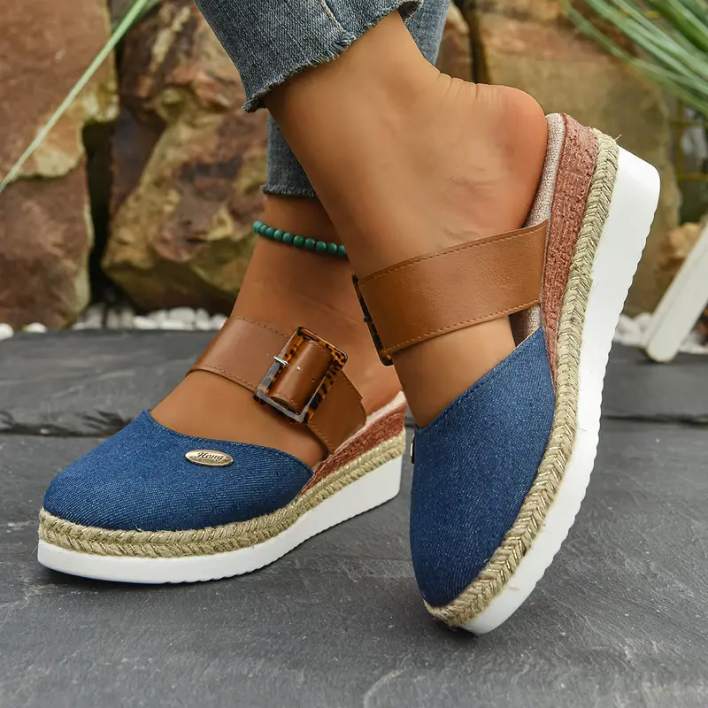Antonia™ | Orthopedic Platform Sandals – Breathable & Supportive