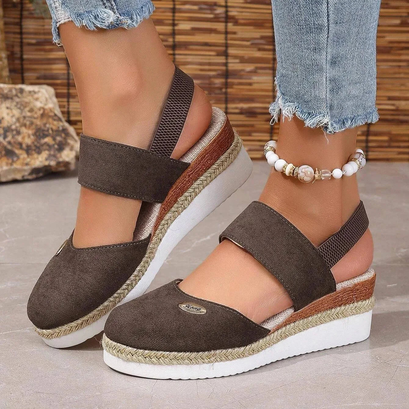 Antonia™ | Orthopedic Platform Sandals – Breathable & Supportive