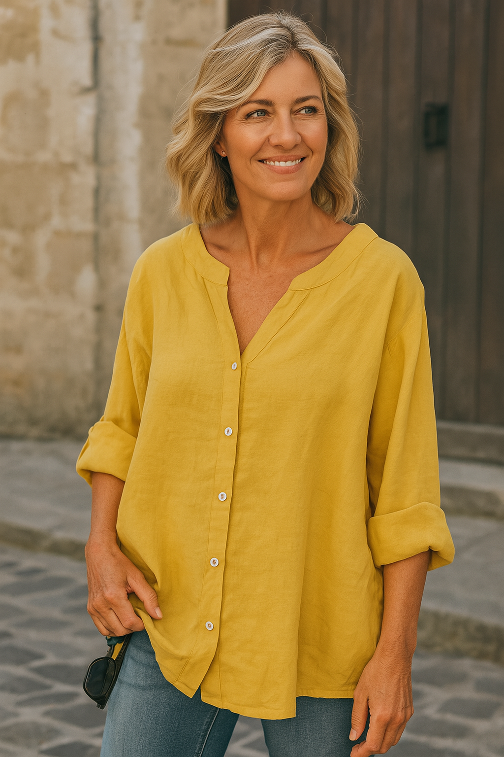 Aava™ | Breezy Summer Linen Shirt