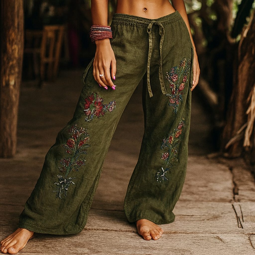 Gladys™ | Relaxed Boho-Chic Yoga Pants