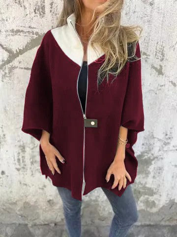 Avoria™ | Soft Relaxed Fit Cape Jacket