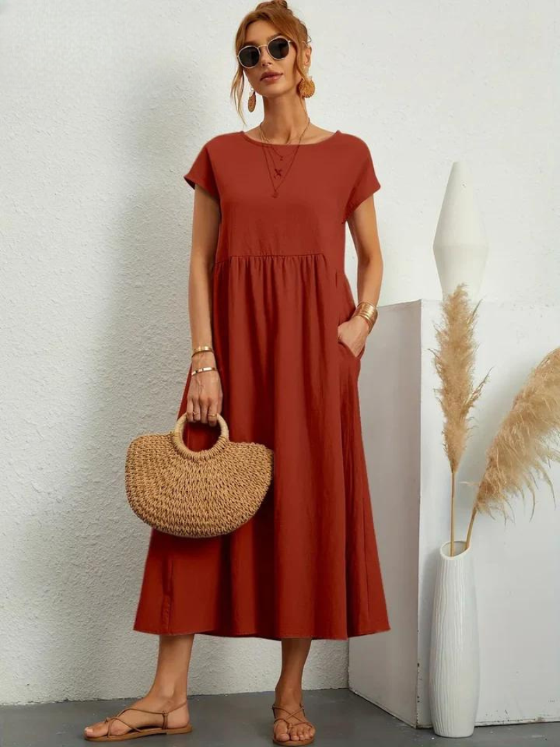 Elara™ | Robe midi confortable