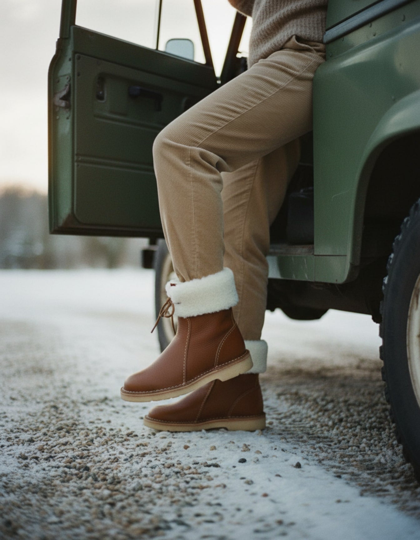 Heritage Shearling Leather Boots