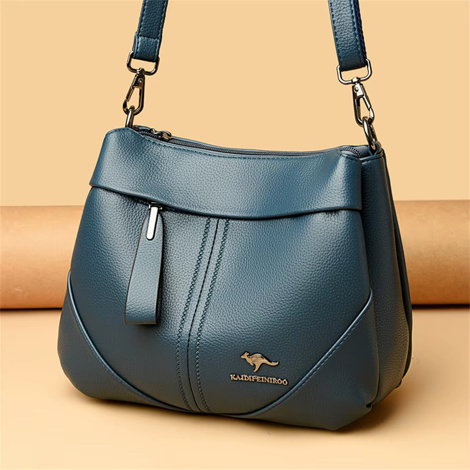 Savine™ | Soft Leather Messenger