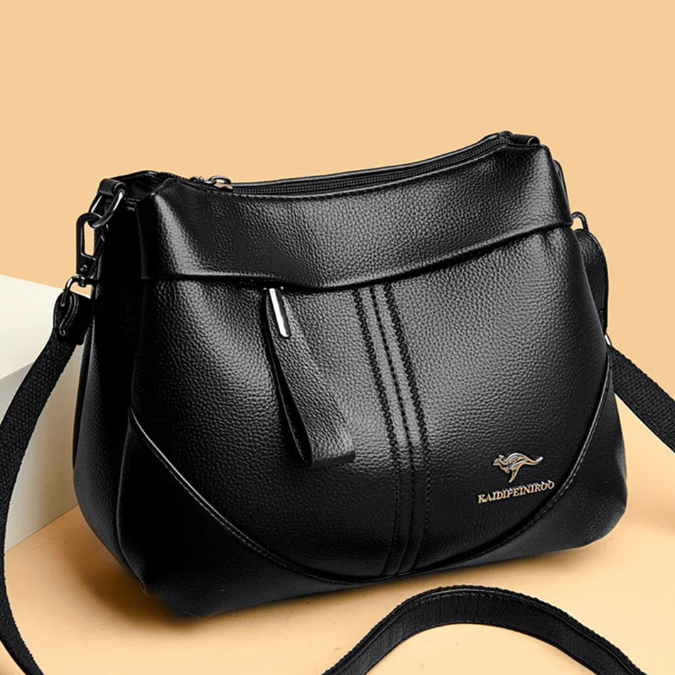Savine™ | Soft Leather Messenger