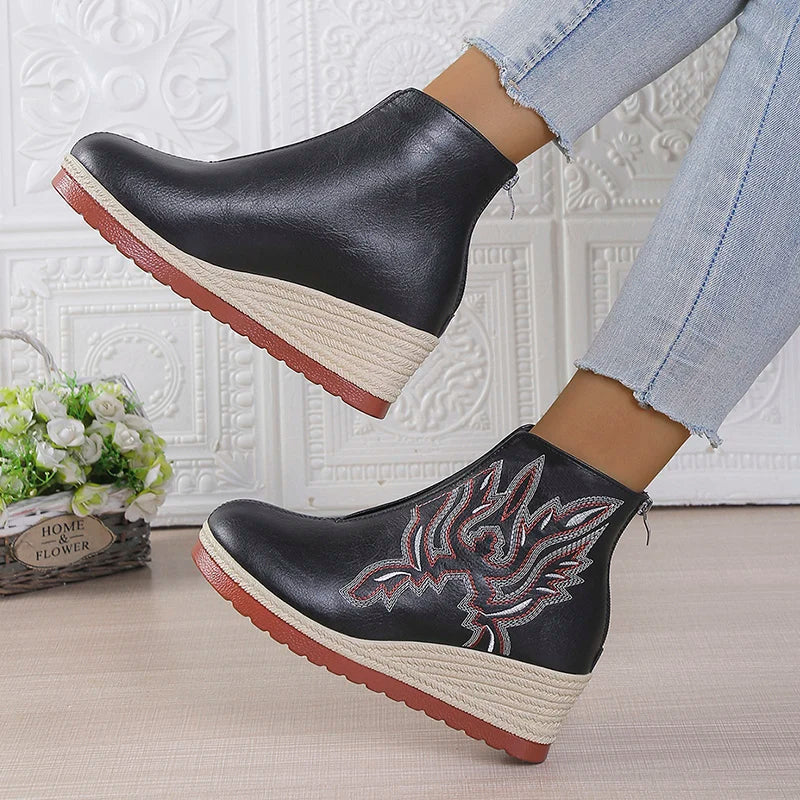 Amélie™ | Rise Platform Wedge Boots
