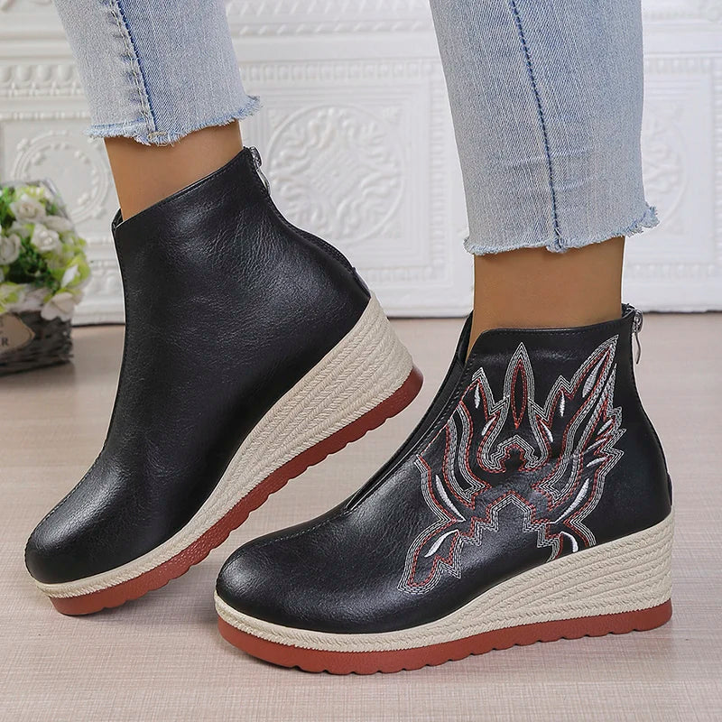 Amélie™ | Rise Platform Wedge Boots