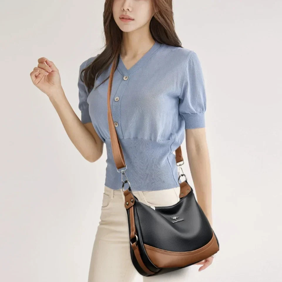 Mara™ | Dual-Tone Shoulder Bag