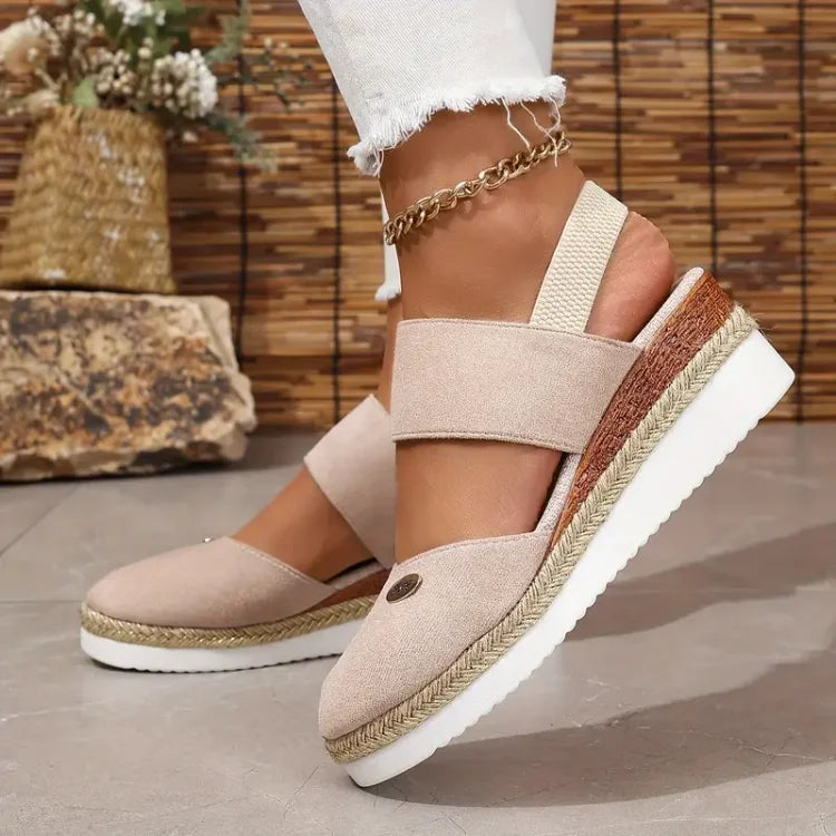 Antonia™ | Orthopedic Platform Sandals – Breathable & Supportive