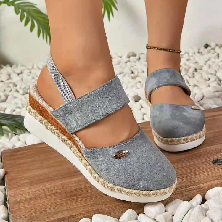 Antonia™ | Orthopedic Platform Sandals – Breathable & Supportive