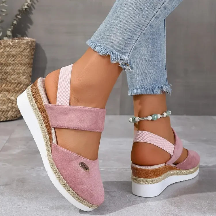 Antonia™ | Orthopedic Platform Sandals – Breathable & Supportive