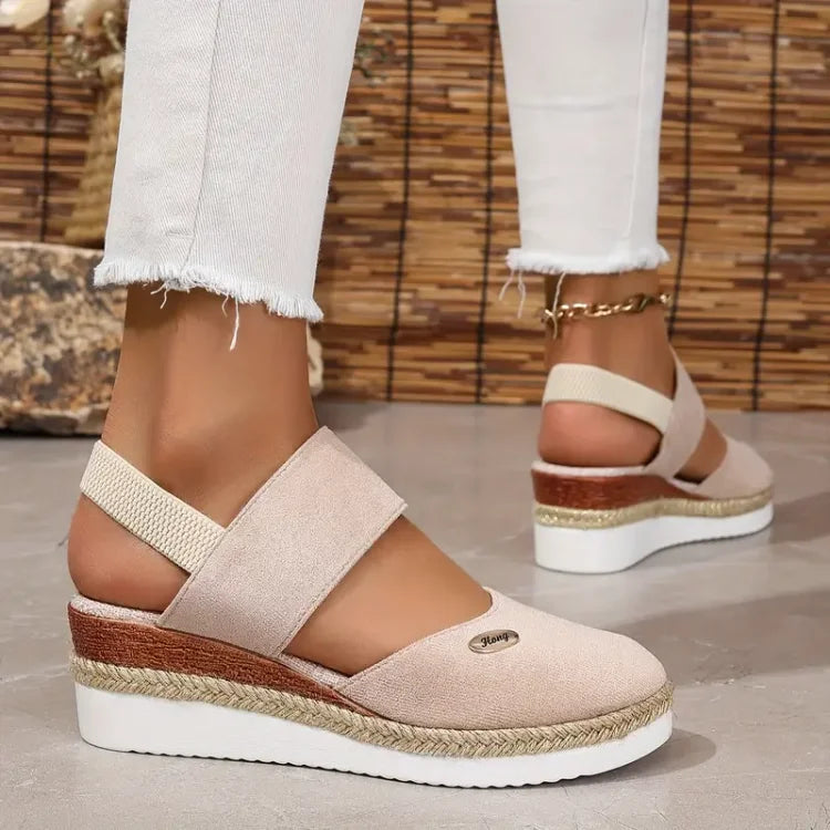 Antonia™ | Orthopedic Platform Sandals – Breathable & Supportive