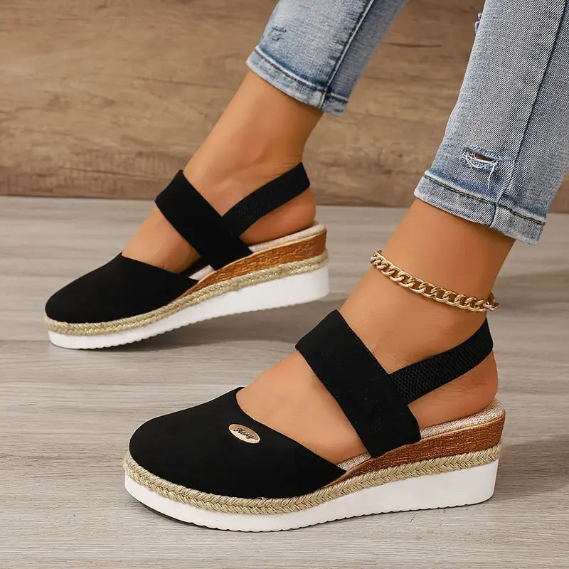 Antonia™ | Orthopedic Platform Sandals – Breathable & Supportive