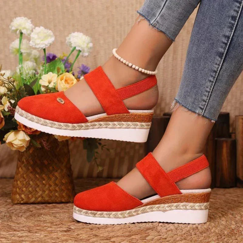 Antonia™ | Orthopedic Platform Sandals – Breathable & Supportive