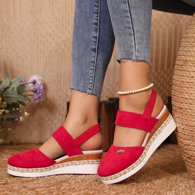 Antonia™ | Orthopedic Platform Sandals – Breathable & Supportive