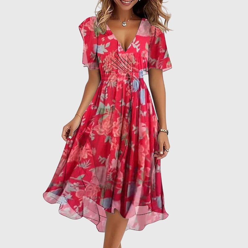 Catalina™ | Robe mi-longue chic