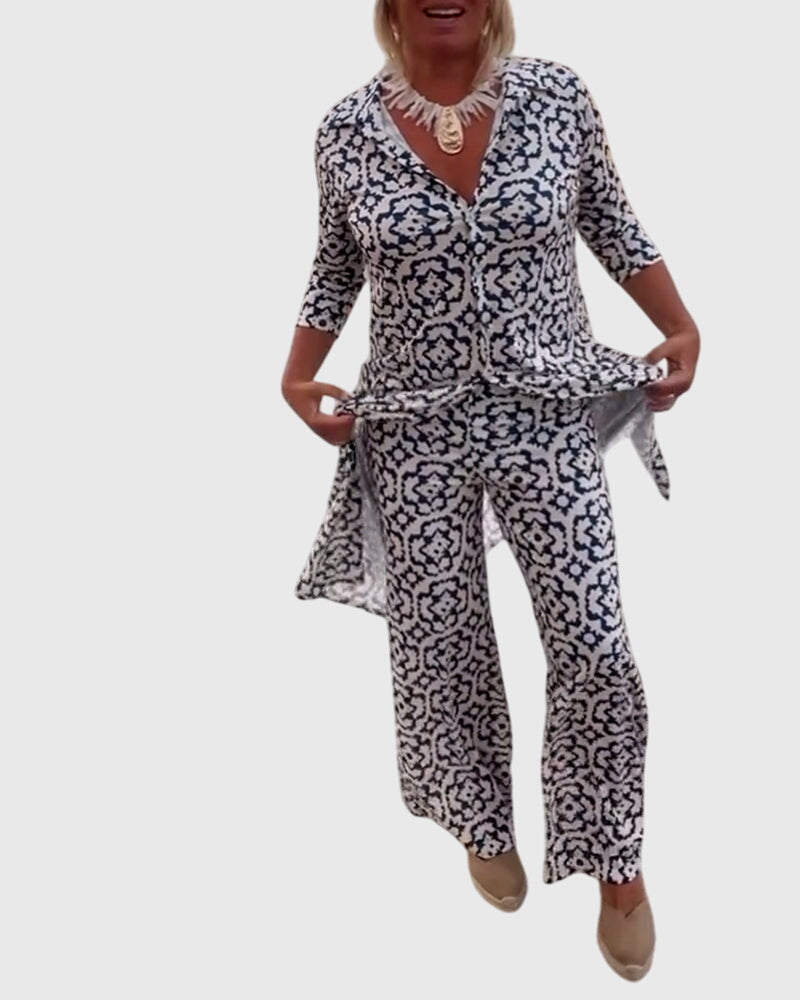 Gabriella™ | Ensemble deux pièces élégant et vintage