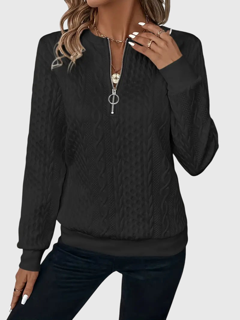 Nora™ | Pull avec fermeture éclair