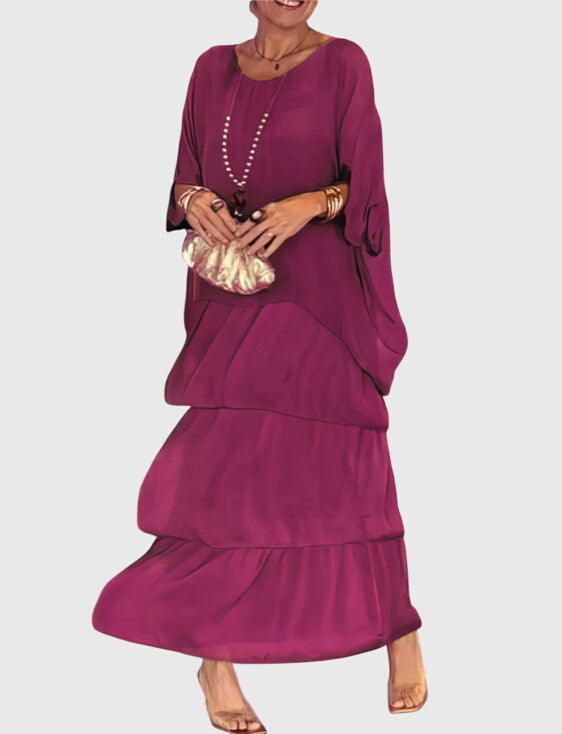 Susan™ | Robe longue et fluide élégante