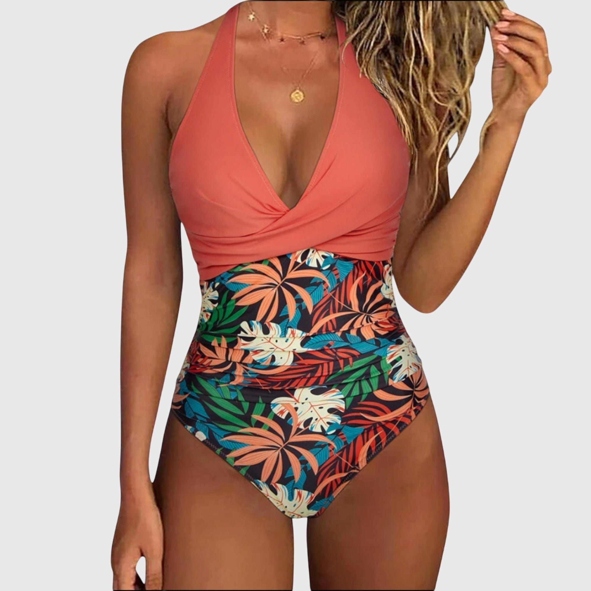 Florence™ | Maillot de bain élégant pour femme avec col en V
