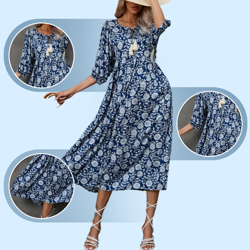 Alessandra™ | Flowing Boho Maxi Dress