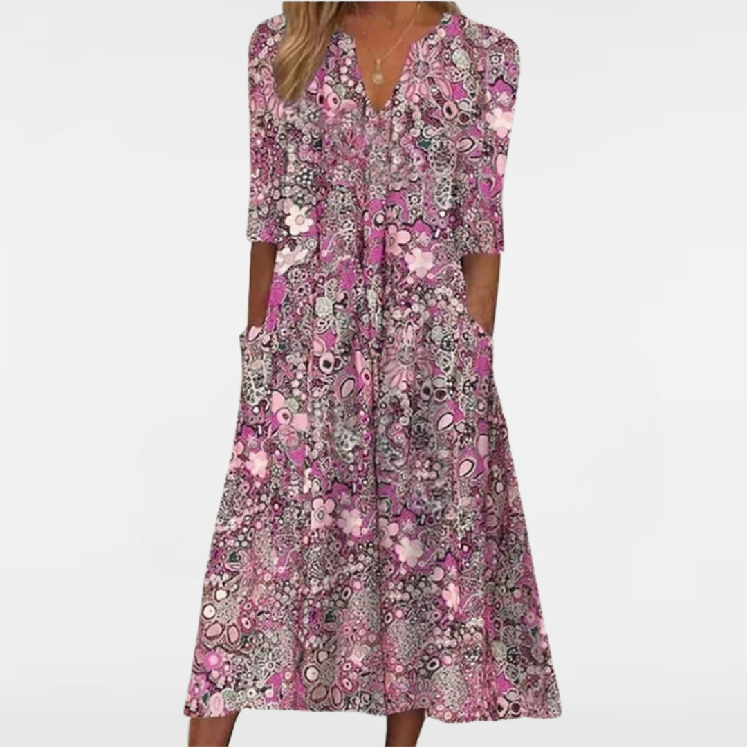 RYZA | COMFORTABLE LONG SLEEVED SUMMER DRESS