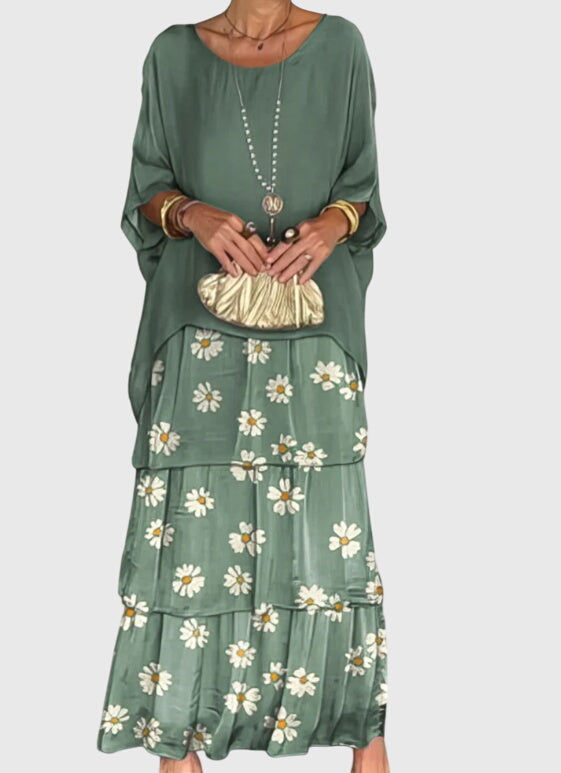 Susan™ | Robe longue et fluide élégante