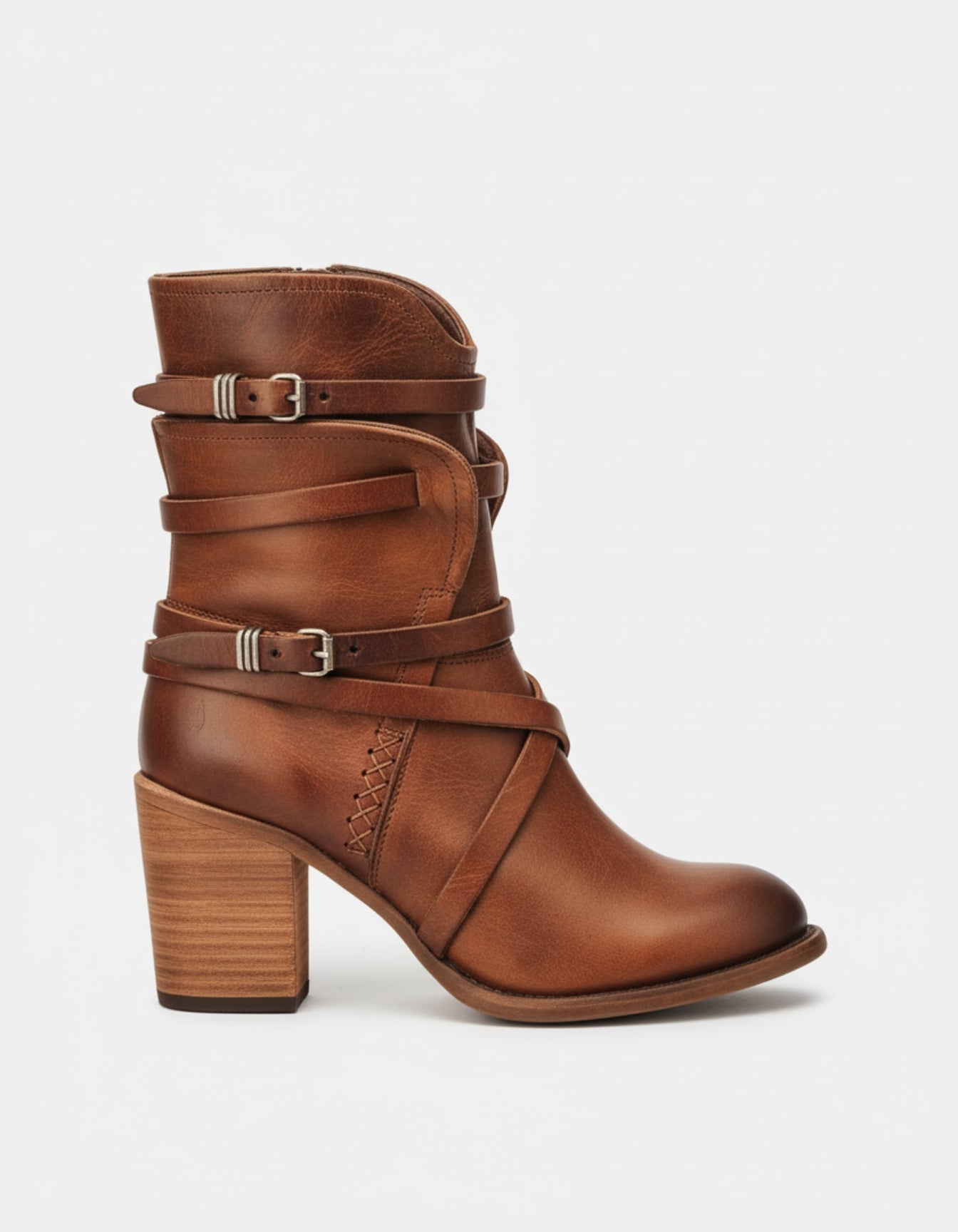 Frontier Straps Leather Boot