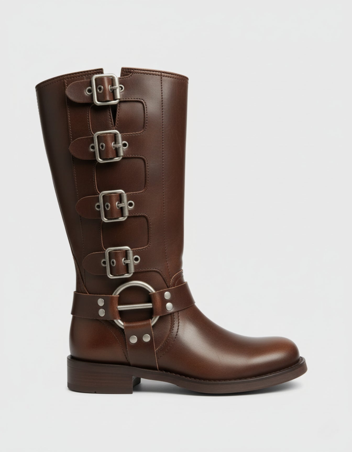 Heritage Leather Buckle Boot