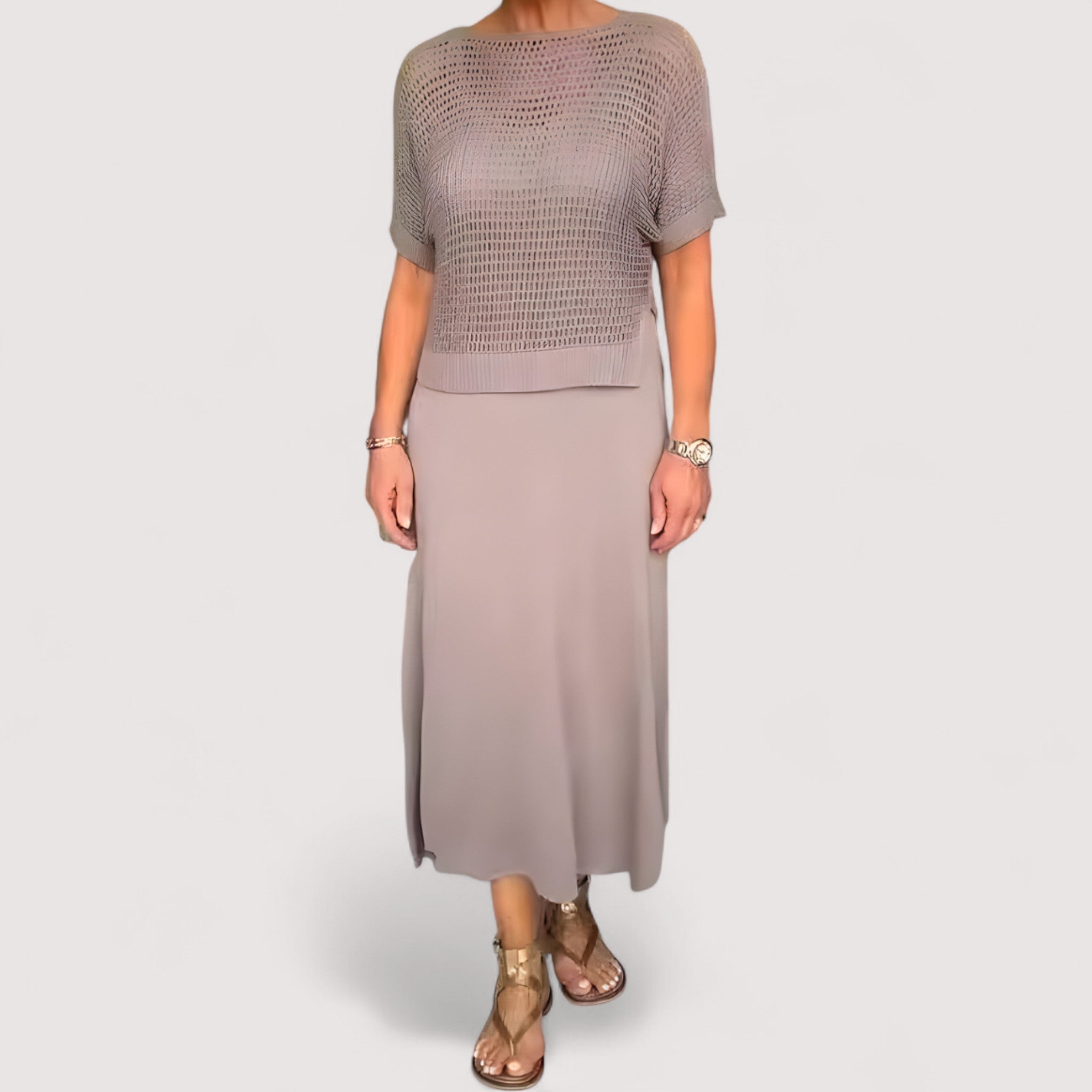 Claudia™ | Knit Top Dress
